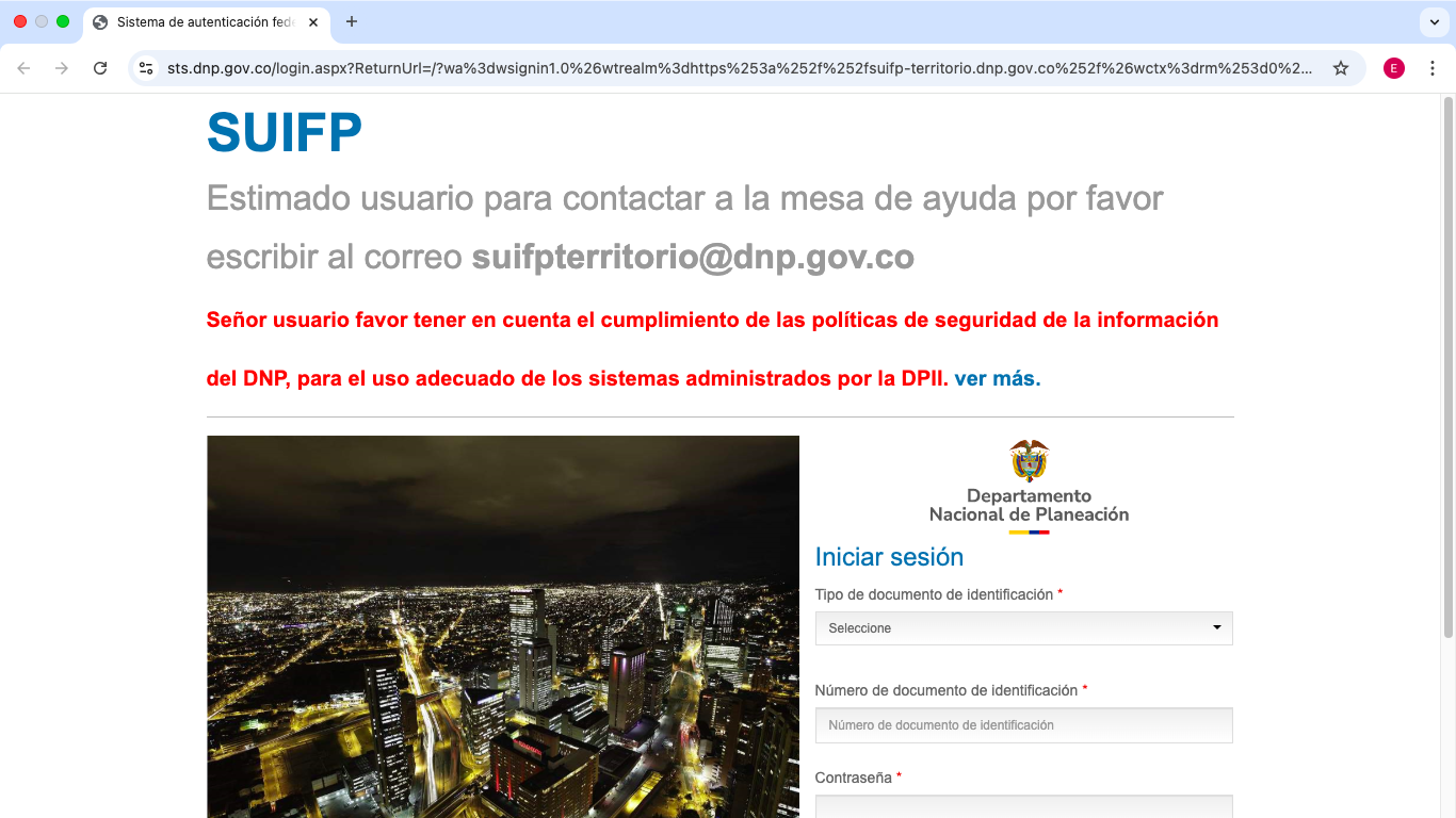 PLATAFORMA SUIF