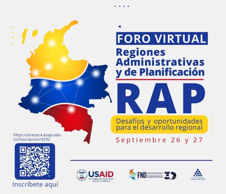 Foro virtual - Regiones Administrativas y de Planificación RAP