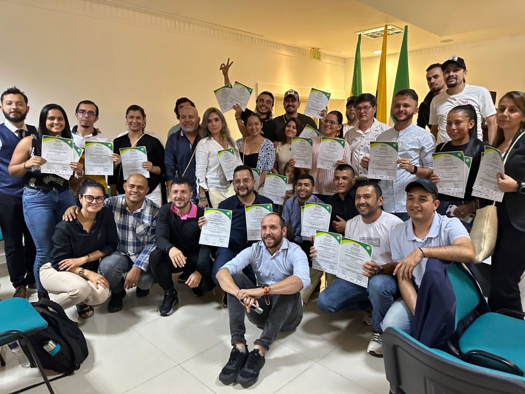 Certificaron 128 baristas de café internacionales